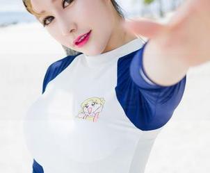 MiStar魅妍社 - 看!大奶昔Kyra咋用水手服玩出这些照片!