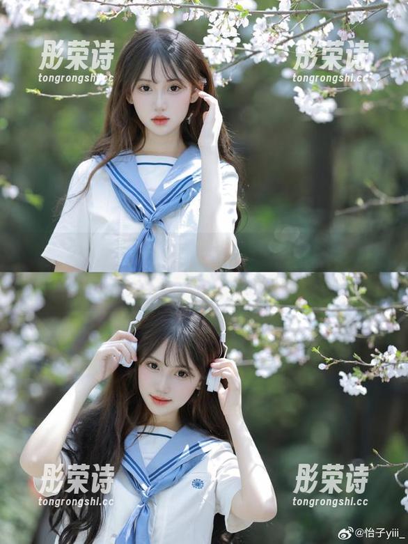 私拍中的樱花美玉——怡子yiii图集，春似人间无此景